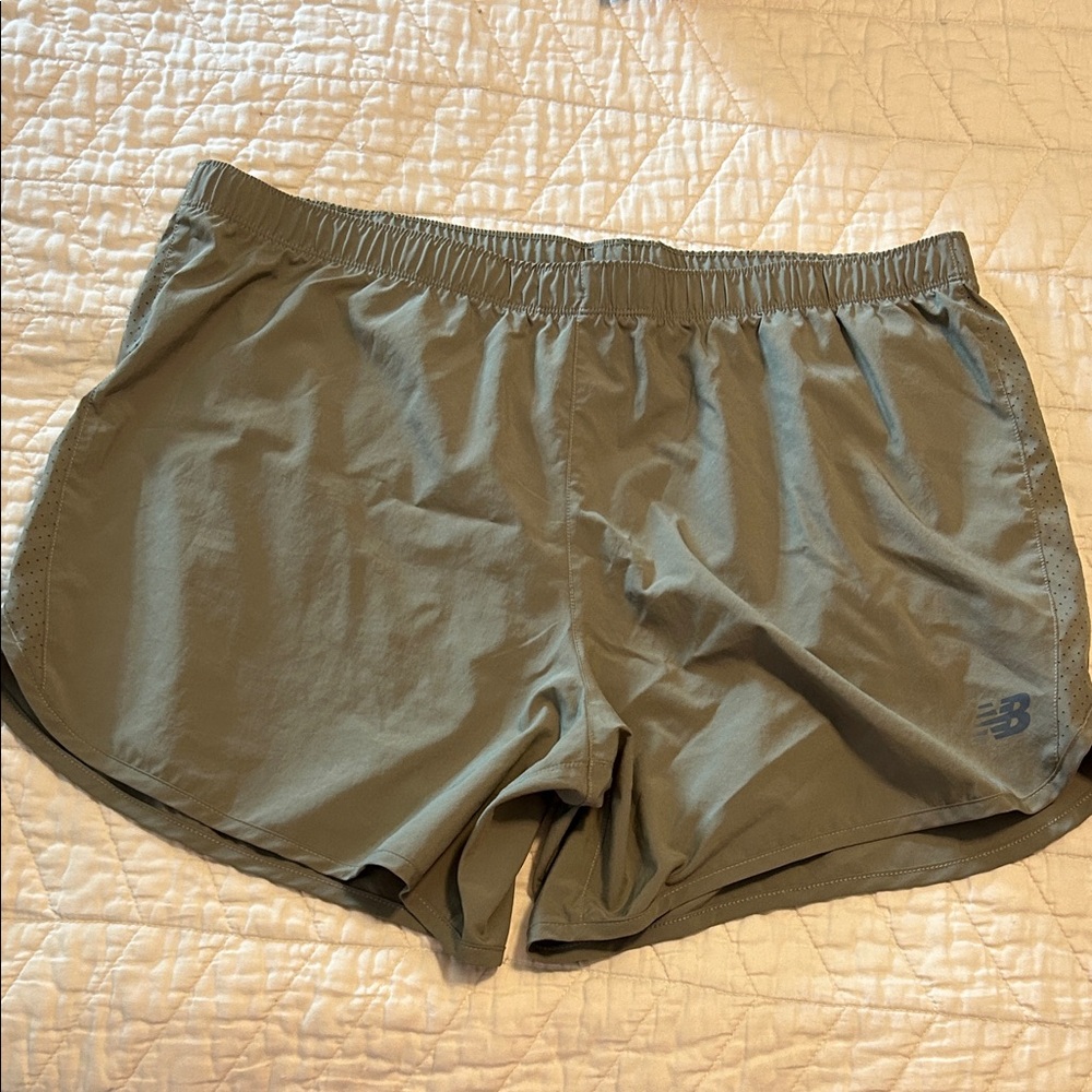 New Balance Women's Green Athletic Shorts